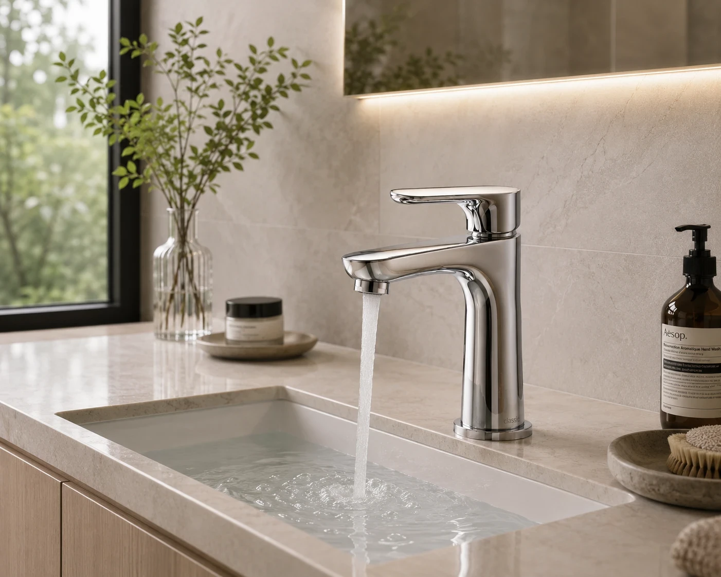 Vòi chậu nước lạnh 1 lỗ BON 1872