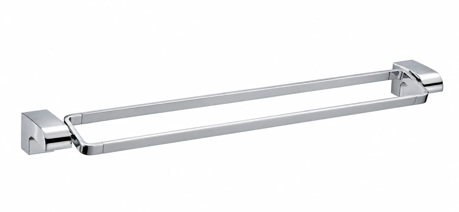 Thanh vắt khăn đôi bằng đồng mạ Crom AM8800-01