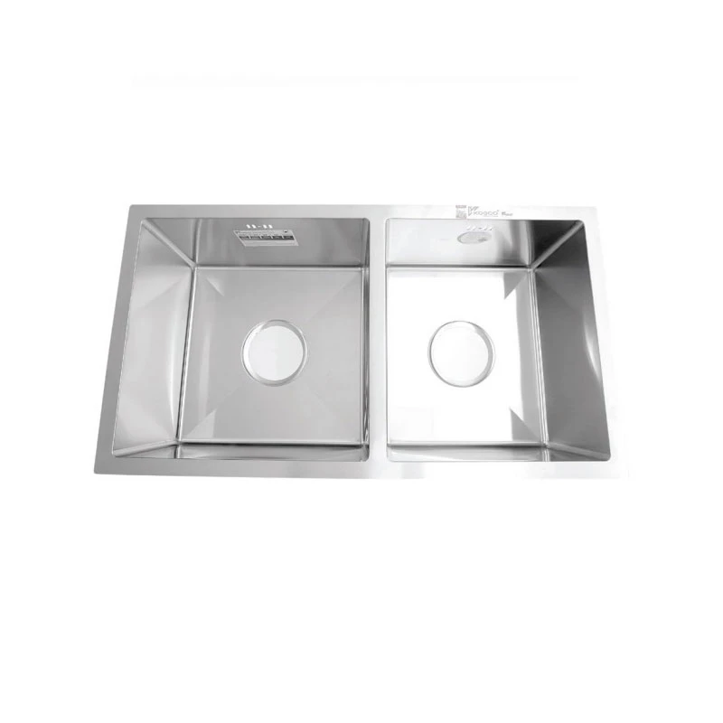 Chậu rử Inox 2 hố âm bàn C08245