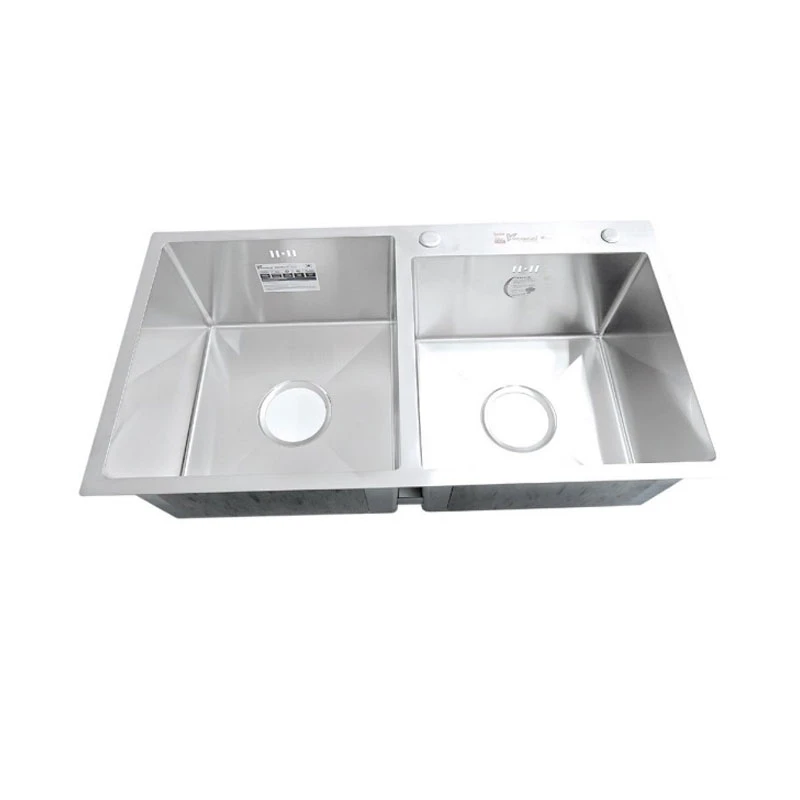 Chậu rửa Inox 2 hố lệch CO 8847